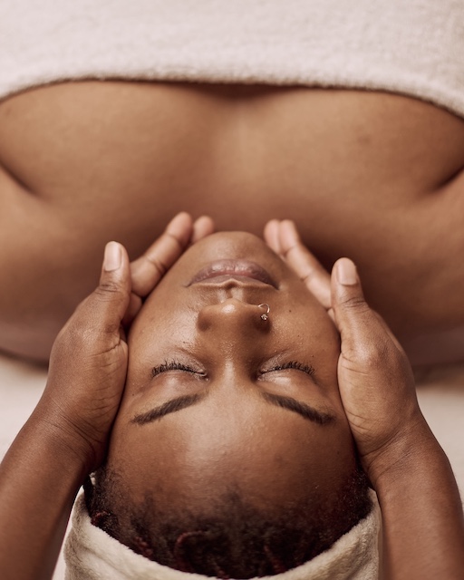 Relaxed woman